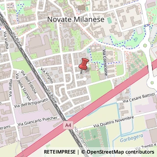 Mappa Via Ovidio, 4, 20026 Novate Milanese, Milano (Lombardia)