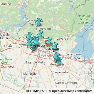 Mappa Via Giulietta Bazoli, 25082 Botticino BS, Italia (10.58412)