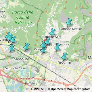Mappa Via Giulietta Bazoli, 25082 Botticino BS, Italia (2.01833)