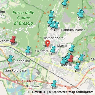 Mappa Via Giulietta Bazoli, 25082 Botticino BS, Italia (2.6925)