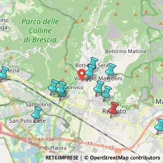 Mappa Via Giulietta Bazoli, 25082 Botticino BS, Italia (2.05833)