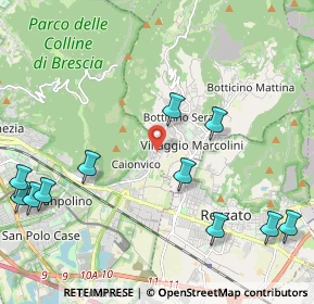 Mappa Via Giulietta Bazoli, 25082 Botticino BS, Italia (2.68818)