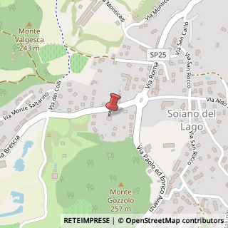 Mappa Via Brescia, 7, 25080 Soiano del Lago, Brescia (Lombardia)