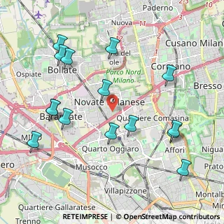 Mappa Via Ovidio, 20026 Novate Milanese MI, Italia (2.304)