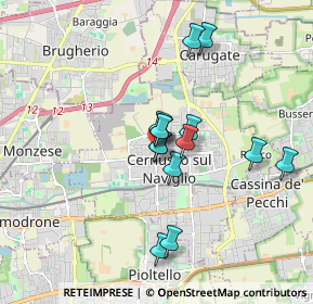 Mappa Via Marco Polo, 20063 Cernusco sul Naviglio MI, Italia (1.37071)