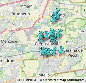 Mappa Via Marco Polo, 20063 Cernusco sul Naviglio MI, Italia (1.2565)