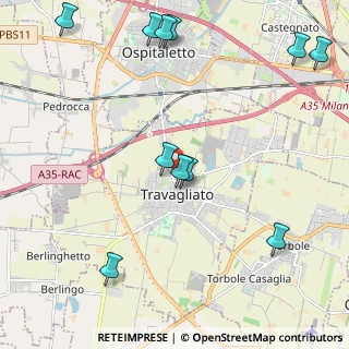 Mappa Via Don Primo Mazzolari, 25039 Travagliato BS, Italia (2.67273)