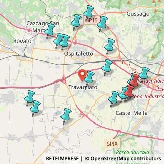 Mappa Via Don Primo Mazzolari, 25039 Travagliato BS, Italia (4.736)