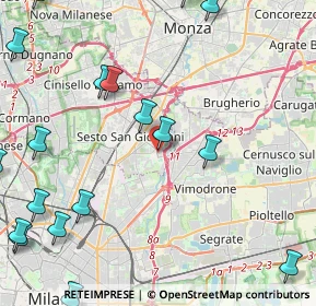 Mappa Via Martesana, 20099 Sesto San Giovanni MI, Italia (6.448)