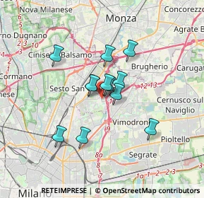 Mappa Via Martesana, 20099 Sesto San Giovanni MI, Italia (2.4025)