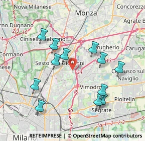 Mappa Via Martesana, 20099 Sesto San Giovanni MI, Italia (3.8225)