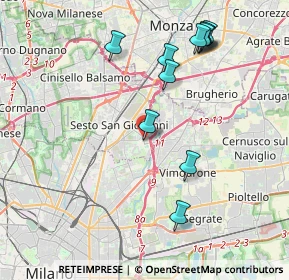 Mappa Via Martesana, 20099 Sesto San Giovanni MI, Italia (4.22182)