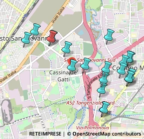 Mappa Via Martesana, 20099 Sesto San Giovanni MI, Italia (1.1305)