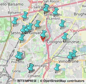 Mappa Via Martesana, 20099 Sesto San Giovanni MI, Italia (2.318)