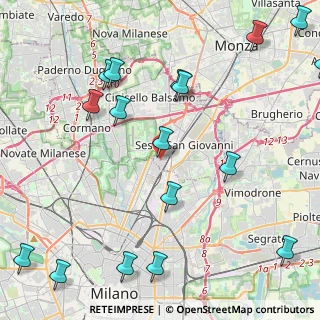 Mappa 20099 Milano MI, Italia (5.75412)