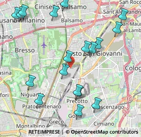 Mappa 20099 Milano MI, Italia (2.42222)