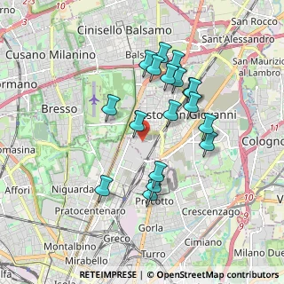 Mappa 20099 Milano MI, Italia (1.66889)