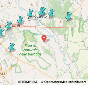 Mappa Strada Vicinale Abbazia, 13836 Cossato BI, Italia (6.39333)