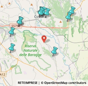 Mappa Strada Vicinale Abbazia, 13836 Cossato BI, Italia (5.0375)