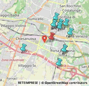 Mappa Via Corsica, 25125 Brescia BS, Italia (1.76833)