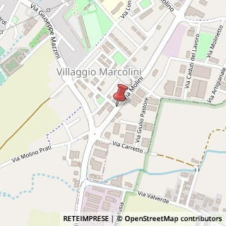 Mappa Via Molini,  76, 25082 Botticino, Brescia (Lombardia)