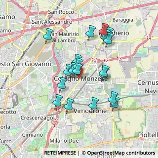 Mappa Via Fontanile, 20093 Cologno Monzese MI, Italia (1.5855)