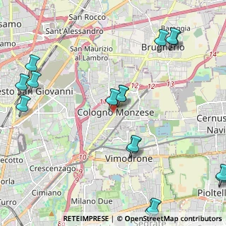 Mappa Via Fontanile, 20093 Cologno Monzese MI, Italia (2.873125)