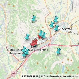 Mappa Via Bari, 36051 Creazzo VI, Italia (3.33643)