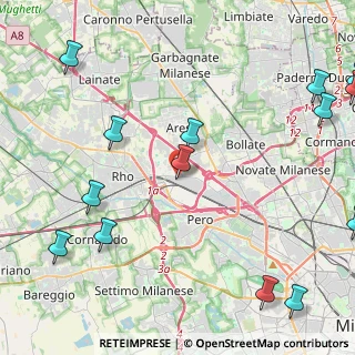 Mappa Via Fratelli Cervi, 20017 Rho MI, Italia (6.27214)