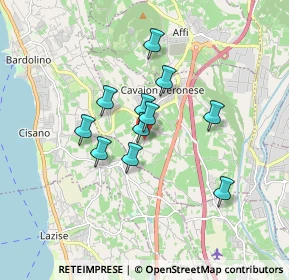 Mappa Strada Torcolo, 37010 Cavaion veronese VR, Italia (1.29455)