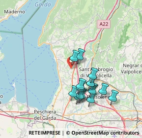 Mappa Strada Torcolo, 37010 Cavaion veronese VR, Italia (6.62933)