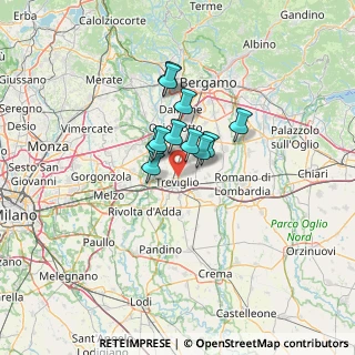 Mappa Via Tiragallo Giacomo, 24047 Treviglio BG, Italia (8.05727)