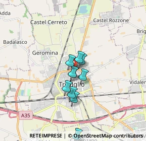 Mappa Via Tiragallo Giacomo, 24047 Treviglio BG, Italia (1.50727)