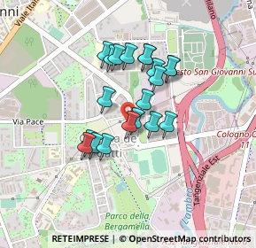 Mappa Via dei Partigiani, 20099 Sesto San Giovanni MI, Italia (0.3285)