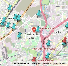 Mappa Via dei Partigiani, 20099 Sesto San Giovanni MI, Italia (1.4765)