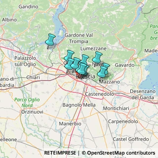 Mappa Via Arezzo, 25125 Brescia BS, Italia (6.22636)