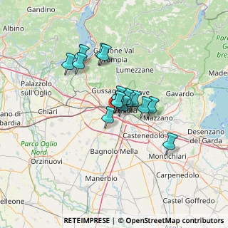 Mappa Via Arezzo, 25125 Brescia BS, Italia (8.79563)