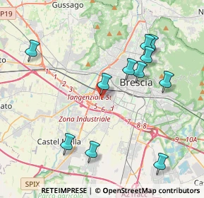Mappa Via Arezzo, 25125 Brescia BS, Italia (4.23091)