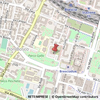 Mappa Via Corfù, 102, 25124 Brescia, Brescia (Lombardia)