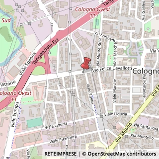 Mappa Via Felice Cavallotti, 32, 20093 Cologno Monzese, Milano (Lombardia)