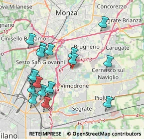 Mappa Viale Piave, 20093 Cologno Monzese MI, Italia (4.242)