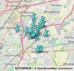Mappa Viale Piave, 20093 Cologno Monzese MI, Italia (0.9605)
