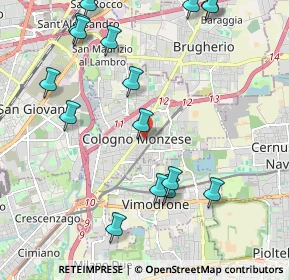 Mappa Viale Piave, 20093 Cologno Monzese MI, Italia (2.505)