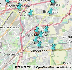 Mappa Viale Piave, 20093 Cologno Monzese MI, Italia (2.165)