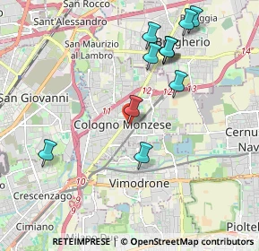 Mappa Viale Piave, 20093 Cologno Monzese MI, Italia (2.03)