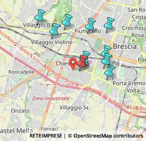 Mappa Chiesanuova, 25125 Brescia BS, Italia (1.66909)