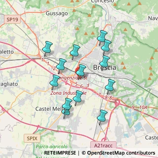 Mappa Chiesanuova, 25125 Brescia BS, Italia (3.35077)