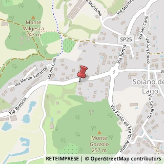 Mappa Via Brescia, 11, 25080 Soiano del Lago, Brescia (Lombardia)