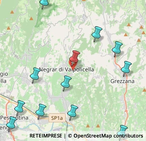 Mappa Via Ten Gino Turri, 37024 Negrar VR, Italia (5.80385)