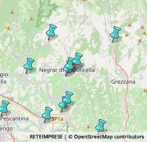 Mappa Via Ten Gino Turri, 37024 Negrar VR, Italia (5.05231)